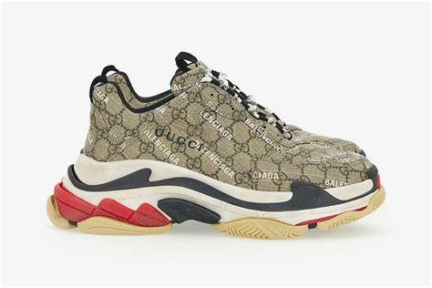 triple s balenciaga gucci|Gucci x Balenciaga Triple S Sneaker Collab: Release, Where to Buy.